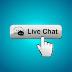 Live chat button